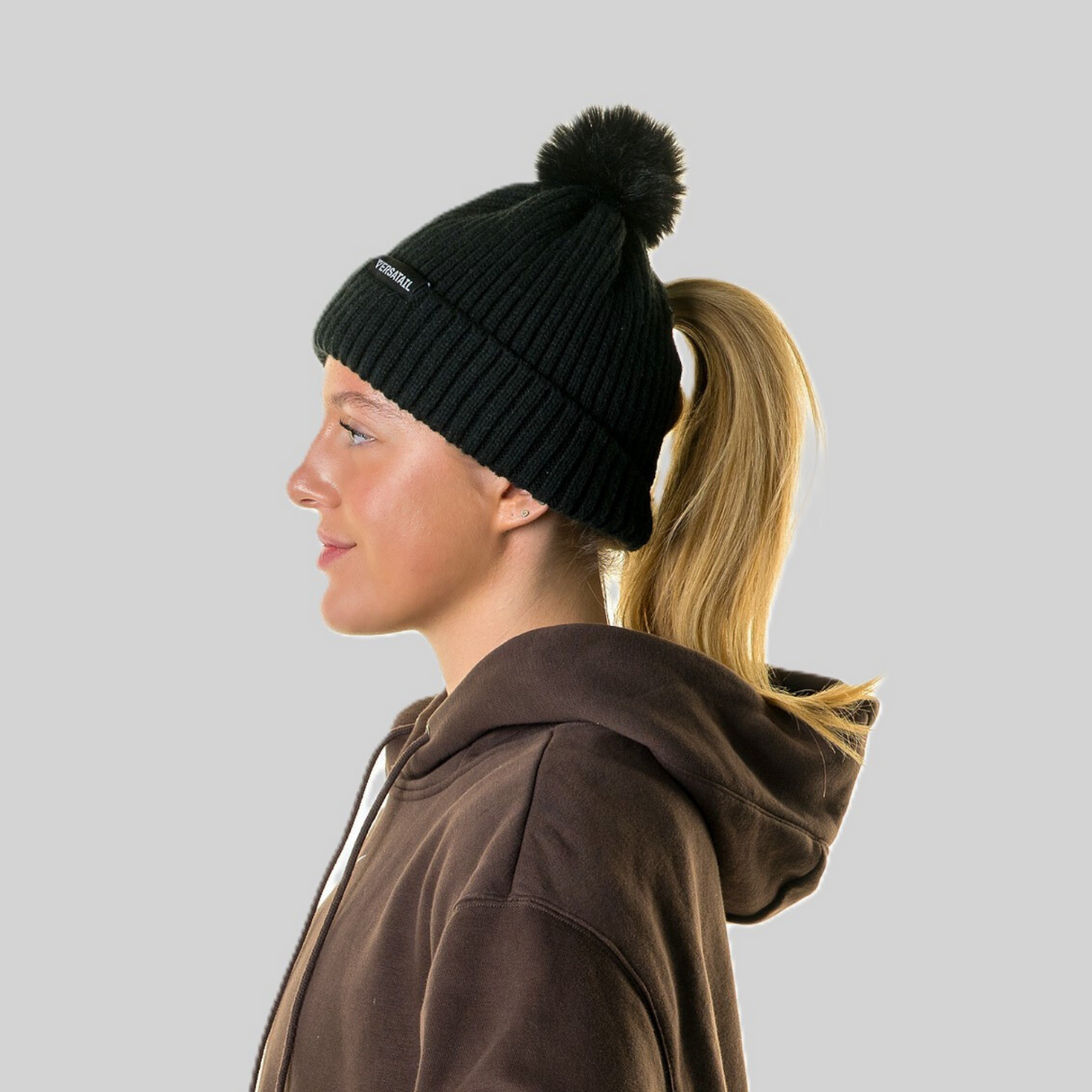 The Magni-Strip® Bobble Hat Black