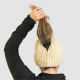 The Magni-Strip® Bobble Hat Beige