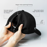 The Magni-Strip® Premium Cap - Midnight Black