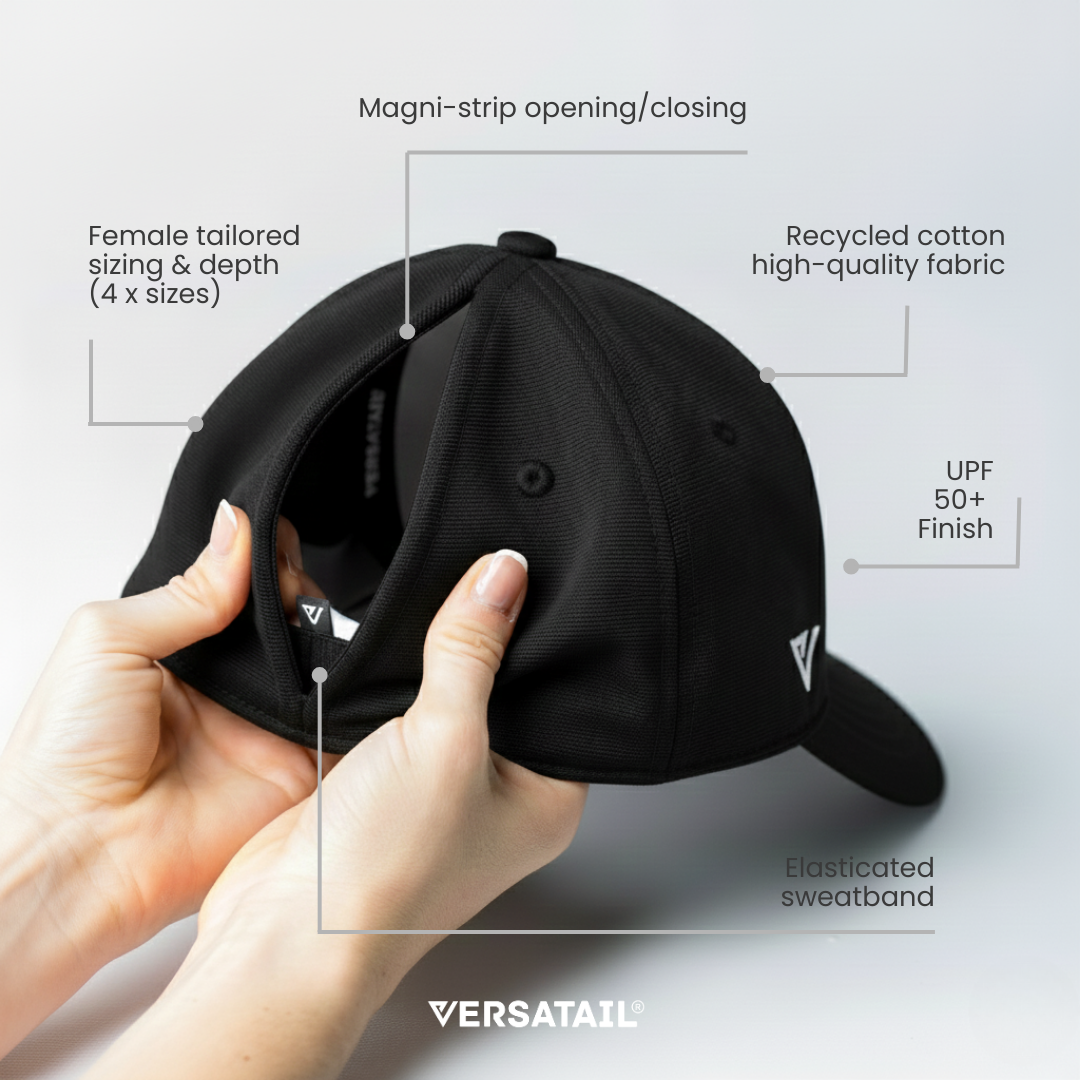 The Magni-Strip® Premium Cap - Midnight Black